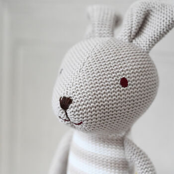 Personalised Bunny Knitted Soft Toy, 2 of 4