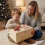 Personalised Cartoon Santa Christmas Eve Box Five Sizes, thumbnail 3 of 12