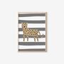 Personalised Boys Print Set Safari And Racing Car Wall Art | Safari Prints, thumbnail 5 of 5