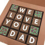 Love You Dad Chocolates With Personalised Message, thumbnail 7 of 9