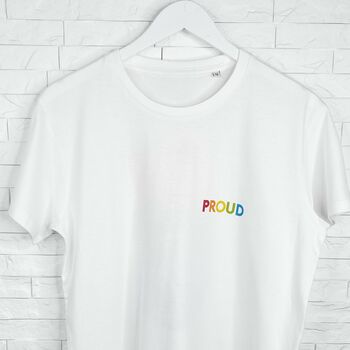 Proud Pride Lgbt Rainbow T Shirt, 4 of 5