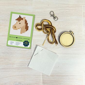 Pony Love Forever! Mini Matchbox Cross Stitch Kit, 6 of 7