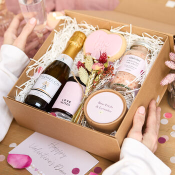 Luxury Love Hamper For Her With Champagne Or Prosecco And Flowers, 4 of 6