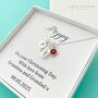 Personalised Christening Necklace With Cross In Circle, thumbnail 1 of 3
