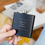 Graduation Personalised Name And Letters Hip Flask, thumbnail 1 of 7