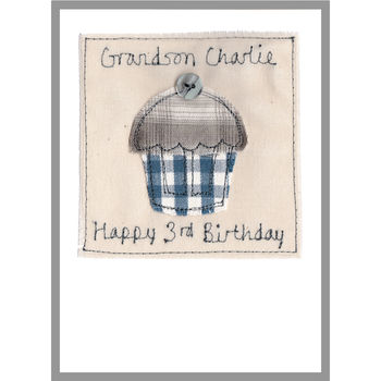 Personalised Cupcake Birthday Card For Him, 6 of 12