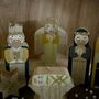 Sixteen Piece Wooden Nativity Set, thumbnail 3 of 4