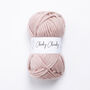 Mary Jane Pompom Slipper Knitting Kit, thumbnail 7 of 9