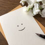 'Smile' Letterpress Card, thumbnail 1 of 2