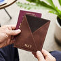 Personalised Leather Envelope Passport And Luggage Set, thumbnail 4 of 6