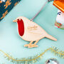 Robin In Loving Memory Christmas Decoration, thumbnail 1 of 4
