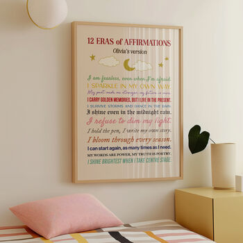 Personalised Taylor Swift Inspired Affirmation Print, 9 of 12