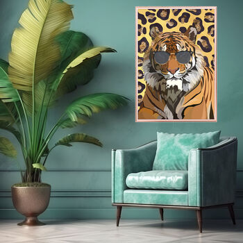 Custom Leopard Print Tiger Animal Art, 3 of 7