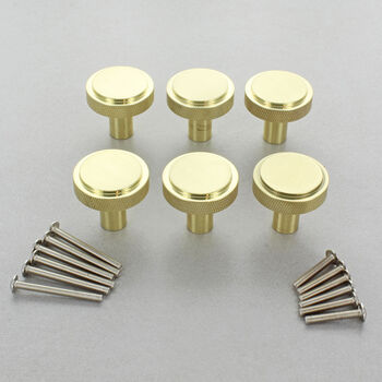Gold Patterned Cabinet Pull Knobs, 3 of 4