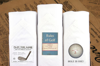 Box Of Men's Hankies: Rules Of Golf, 4 of 4
