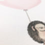 Personalised Girl's Heart Shaped Pink Balloon Picture, thumbnail 5 of 10
