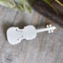 Violin Brooch In Sterling Siver, thumbnail 2 of 4