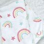 Rainbow Baby Blanket | New Baby Gift, thumbnail 2 of 2