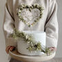 Personalised Dried Flower Heart Cake Topper, thumbnail 2 of 10