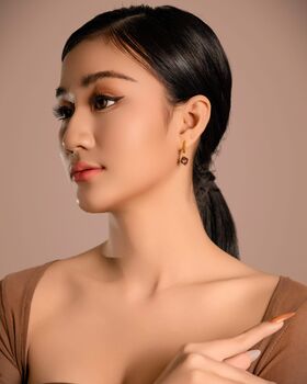 Aurora Rhombus Ocean Agate Earrings, 9 of 10