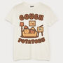 Couch Potatoes Men's Slogan T Shirt, thumbnail 4 of 4