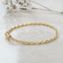 18ct Gold Plated Or Sterling Silver Mixed Cut Cz Tennis Bracelet, thumbnail 3 of 6