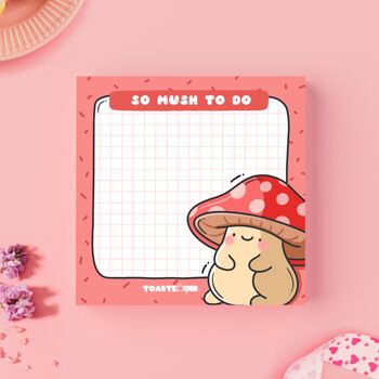 Mushroom Sticky Notes | Cute Stationery, 3 of 5