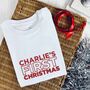 My First Christmas T Shirt – Personalised, thumbnail 3 of 5