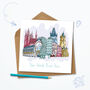 Personalised Prague Greeting Card, thumbnail 2 of 4