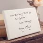 Personalised Embroidered Handwriting Canvas, thumbnail 1 of 12