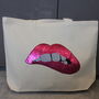 Sequin Lip Shopper Bag, thumbnail 2 of 4