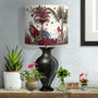 Tropical Lions Lampshade, Red, thumbnail 6 of 8