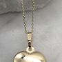 9ct Solid Gold Heart Locket Necklace, thumbnail 5 of 8