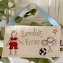 Boy's Personalised Door Sign, thumbnail 2 of 6