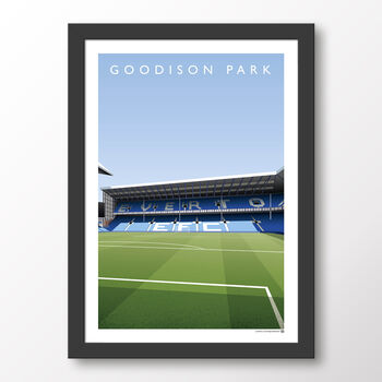 Everton Fc Goodison Park Gwladys Street Stand Poster, 7 of 7