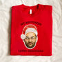 Personalised Cartoon Style Christmas Photo Jumper With Santa Hat, thumbnail 7 of 7