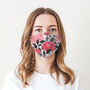 Floral Fabric Face Mask, thumbnail 1 of 4