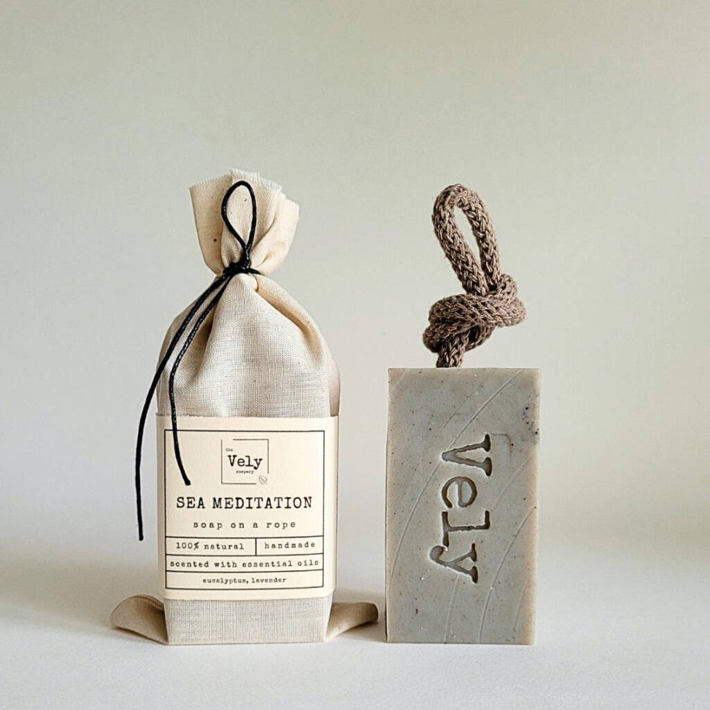 Sea Meditation Soap On A Rope, 1 of 2