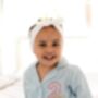 Birthday Gingham Personalised Embroidered Bow Pyjamas Choice Of Ages Available, thumbnail 4 of 6