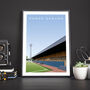 Oxford United Manor Ground London Road Stand Poster, thumbnail 1 of 8