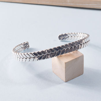 Sterling Silver Claudius Cuff, 2 of 3