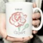 Personalised Flower Of The Month Mug, thumbnail 6 of 9