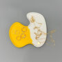 Two Tone Yellow And White Jewellery And Trinket Tray, thumbnail 6 of 11
