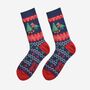 Men's Bamboo Socks T Rex Christmas Tree Navy, thumbnail 1 of 5