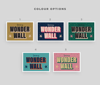 Wonderwall Print, 2 of 10