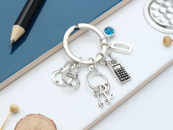 Prison Officer Personalised Keyring Security Guard, 8 of 11