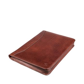 Luxury A4 Leather Conference Folder. 'The Dimaro', 7 of 12