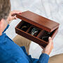 Personalised Leather Jewellery Box For Him, thumbnail 4 of 11