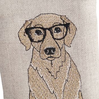 Embroidered Dog Glasses Case, 2 of 8