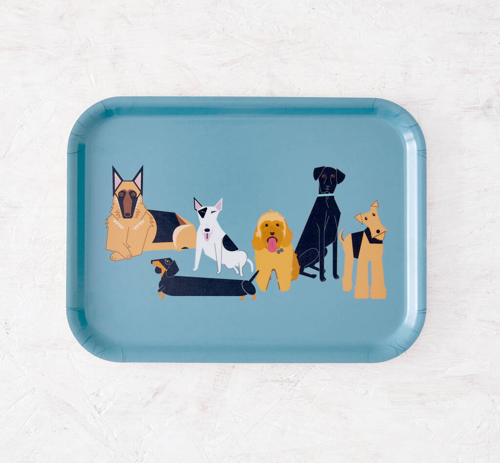 All The Dogs Small Wooden Tray, 1 of 6